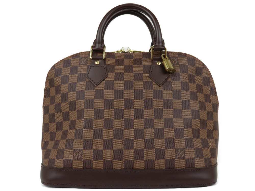 Louis Vuitton Alma Brown Handbag Damier Brown